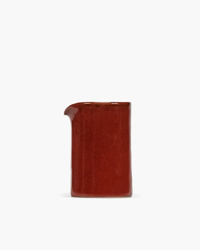 Produit De Marque Pot à lait rond Venetian red grès émaillé Ø 7,5 cm La Mère Serax