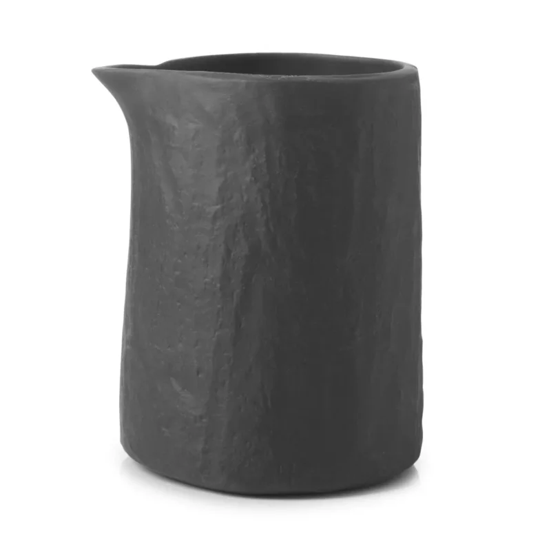Offre Exclusive Crémier irrégulier Noir brut porcelaine culinaire 15 cl Ø 7 cm Yli Revol