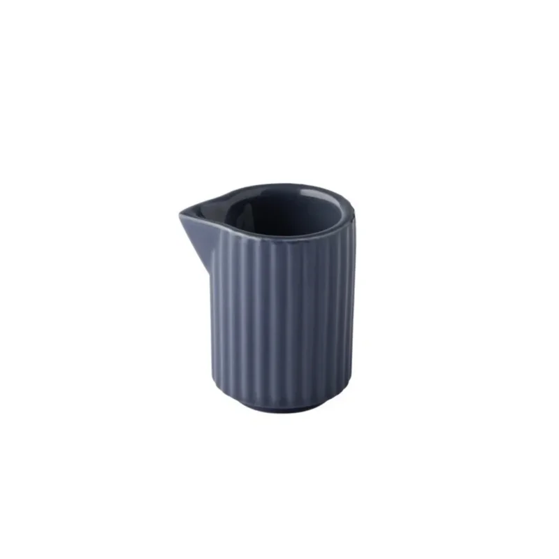 Crémier rond bleu marine porcelaine 4 cl Ø 4,5 cm The Grid Aps Nouveauté