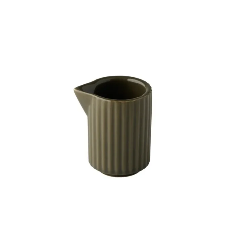 Crémier rond brun porcelaine 4 cl Ø 4,5 cm The Grid Aps Meilleur Prix