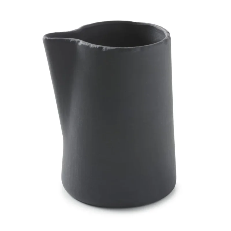 Prix Réduit Crémier rond noir porcelaine culinaire 10 cl Ø 6,3 cm Basalt Revol