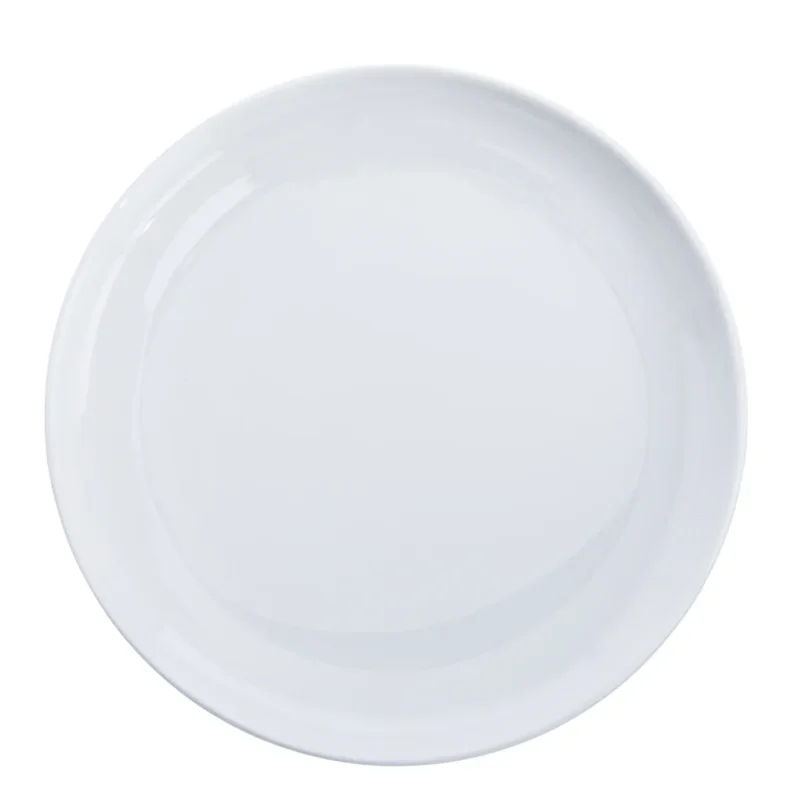 Assiette régithermie sans séparation rond blanc porcelaine Ø 22,8 cm Vitalia Essentials Collection Livraison Gratuite