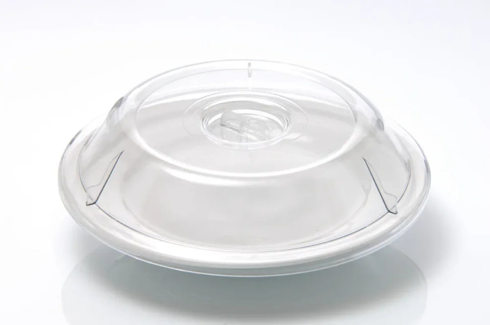 Marque Couvre assiette rond transparent copolyester Ø 23,8 cm Enova