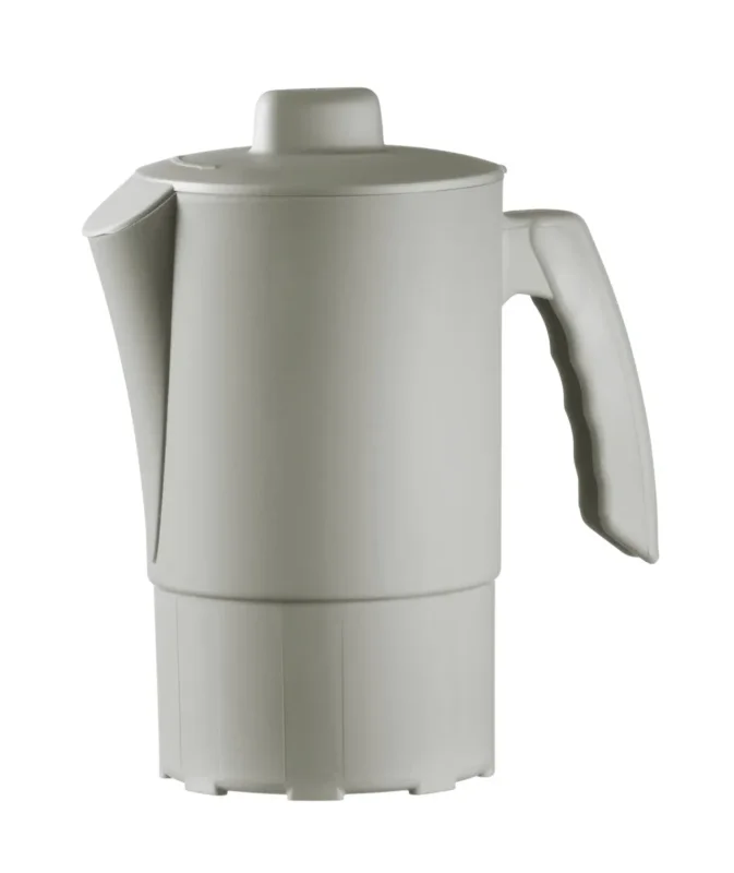 Pichet avec couvercle Blanc Coton fibre végétale 1 L Liliroc Saint Romain Soldes