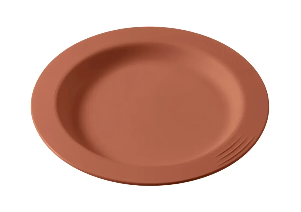 Expédié Aujourd’hui Assiette rond terracotta fibre végétale Ø 23 cm Liliroc Saint Romain