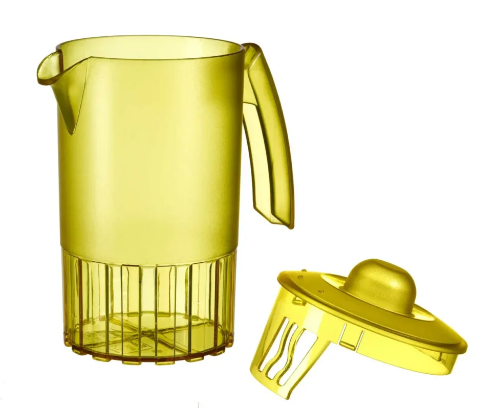 Authentique Pichet jaune copolyester 150 cl Vaisselle Copolyester Saint Romain