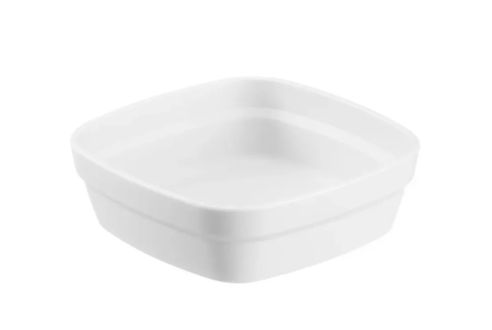 Acheter En Ligne Ravier carré blanc fibre végétale 11 cm Liliroc Saint Romain