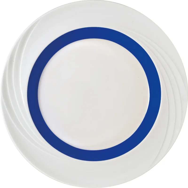 Prix Choc Assiette plate rond blanc porcelaine Ø 24 cm Donna Senior Schonwald