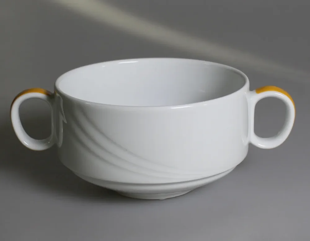 Réduction Tasse à bouillon blanc porcelaine 48 cl Ø 11,8 cm Donna Senior Schonwald