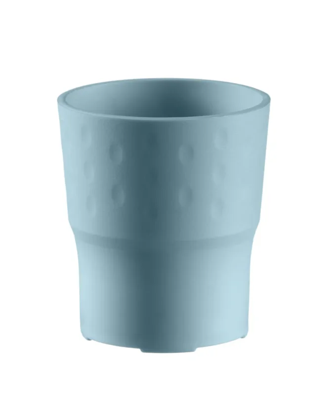 Soldes Verre bleu ocean fibre végétale 20 cl Liliroc Saint Romain