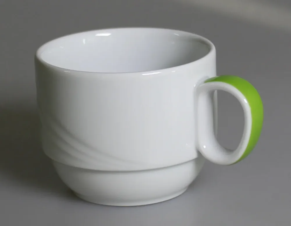 Tasse à thé blanc porcelaine 18 cl Ø 7,9 cm Donna Senior Schonwald Commander Vite