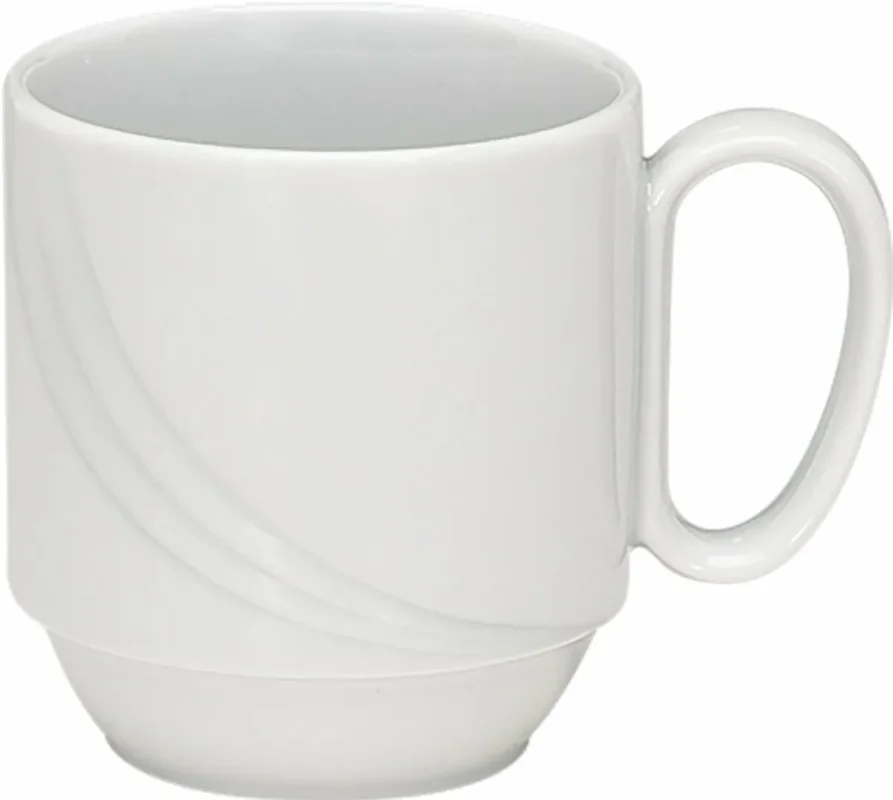 Expédié Aujourd’hui Tasse à déjeuner blanc porcelaine 28 cl Ø 7,9 cm Donna Senior Schonwald