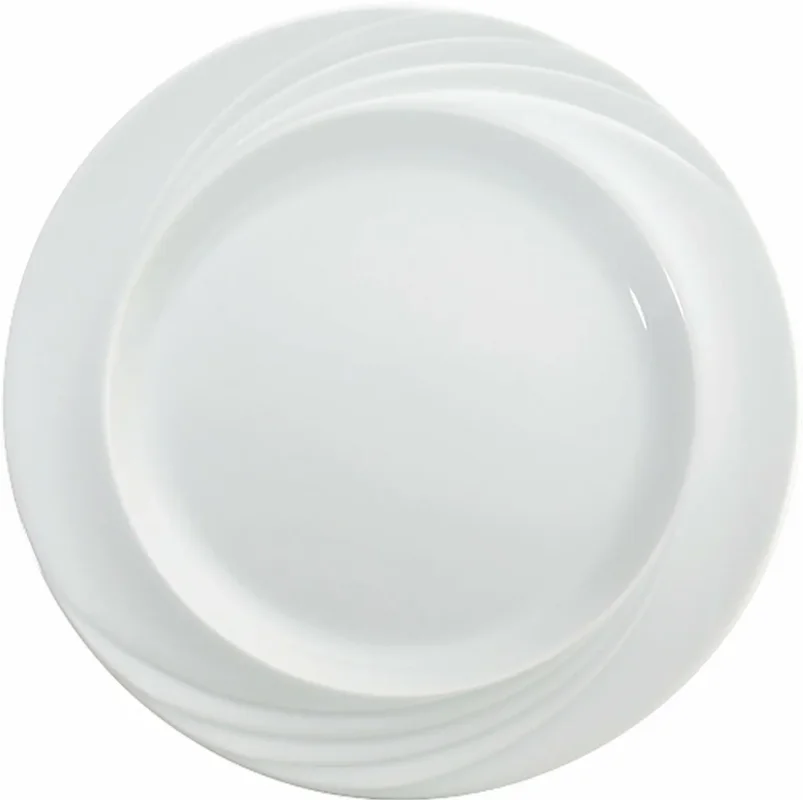 Nouvelle Collection Assiette plate rond blanc porcelaine Ø 24 cm Donna Senior Schonwald
