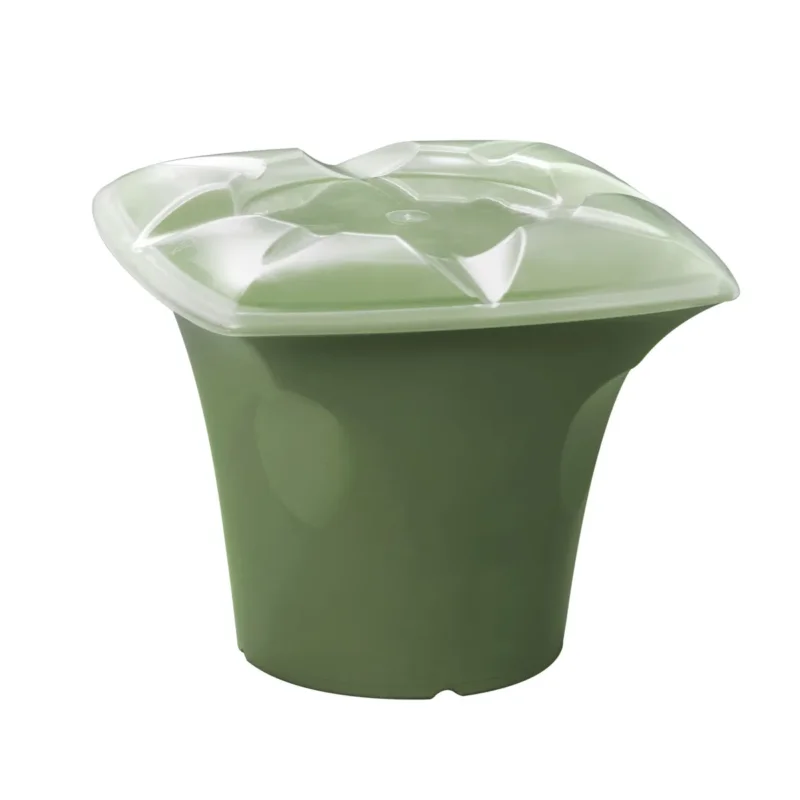 Jusqu’à Épuisement Des Stocks Saladier bol "gandot" vert fibre végétale 10 cm Liliroc Saint Romain