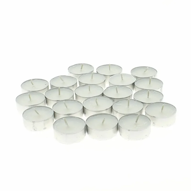 Bougie chauffe plat rond blanc Ø 5,8 cm 2,4 cm Spaas (10 pièces) Populaire