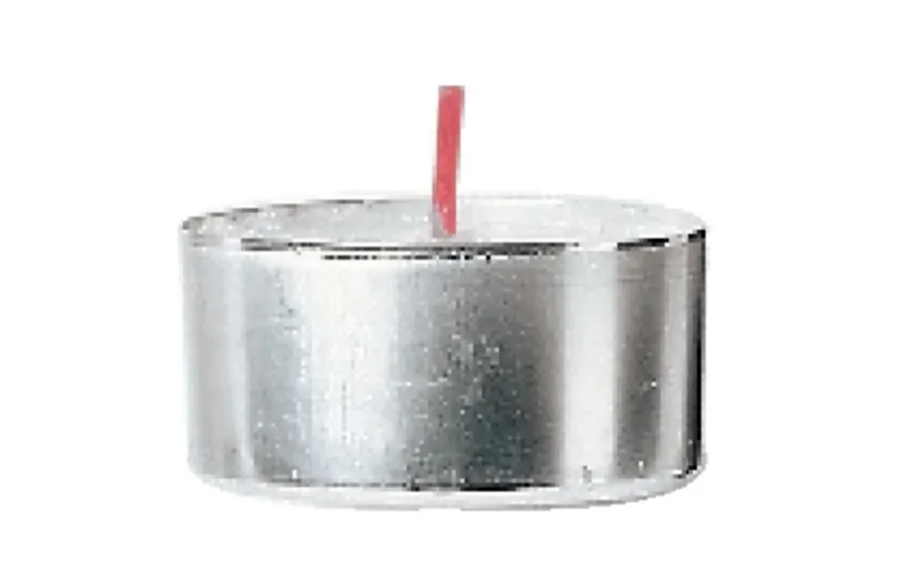 Bougie chauffe plat rond blanc Ø 3,9 cm 1,35 cm Spaas (100 pièces) Soldes