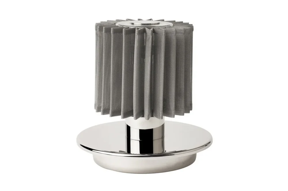 Lampe de table argent Ø 13 cm 12,7 cm In The Sun Table Dcw Editions Bon Plan