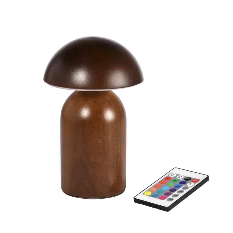 Satisfait Ou Remboursé Lampe à led marron bois Ø 120 mm 180 mm Duni