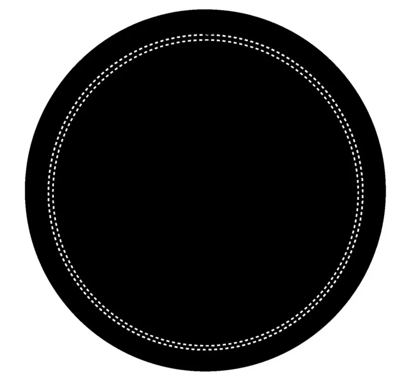 Sous verre rond noir coton Ø 9 cm Oxstal Earth Essentials (2000 pièces) Prix Cassé