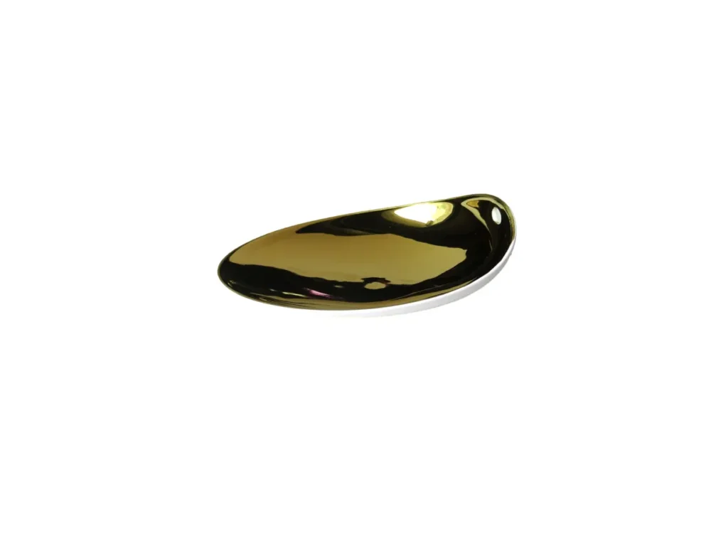 Meilleur Prix Assiette or porcelaine 14x11 cm Jomon Cookplay