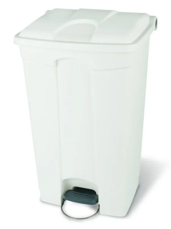 Meilleur Choix Collecteur à pédale plastique 90 L blanc Probbax