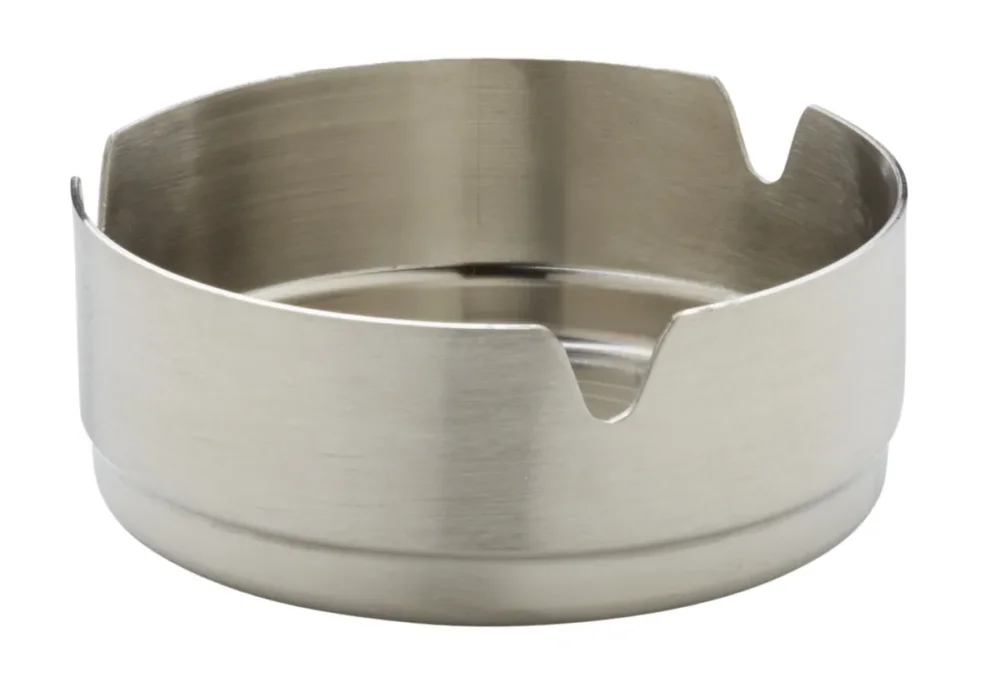 Nouvel Arrivage Cendrier rond inox Ø 8 cm 3 cm Pro.mundi
