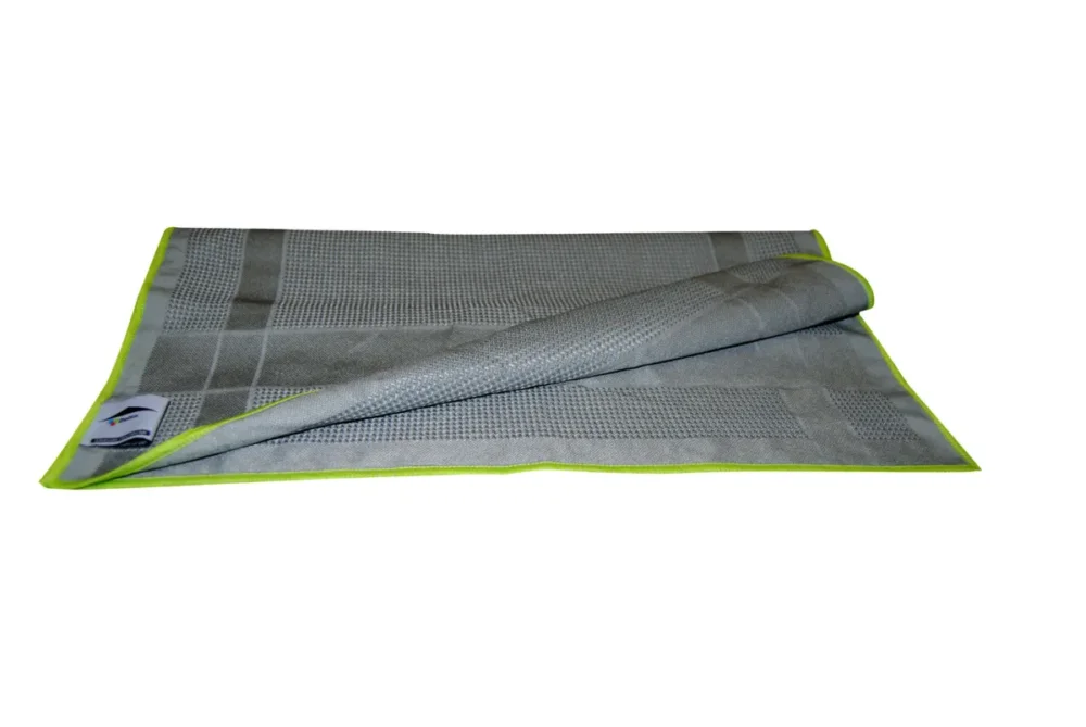 Torchons essuie-verres gris 70x42 cm Delta (2 pièces) Populaire