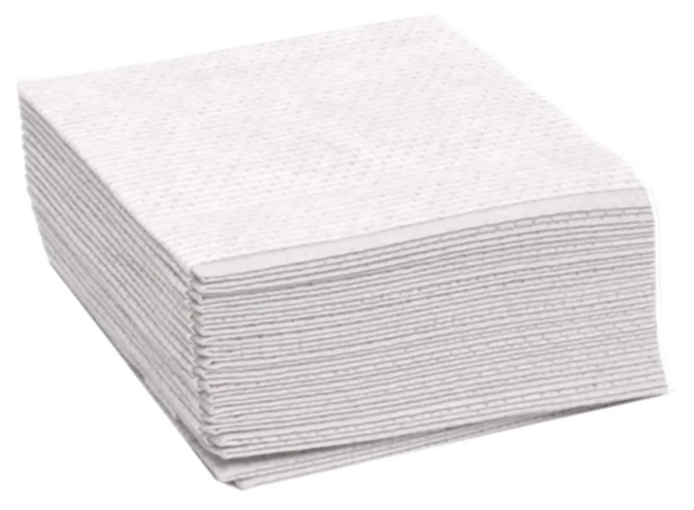 Lavettes non tissées blanc 50x35 cm (25 pièces) Commande En Gros