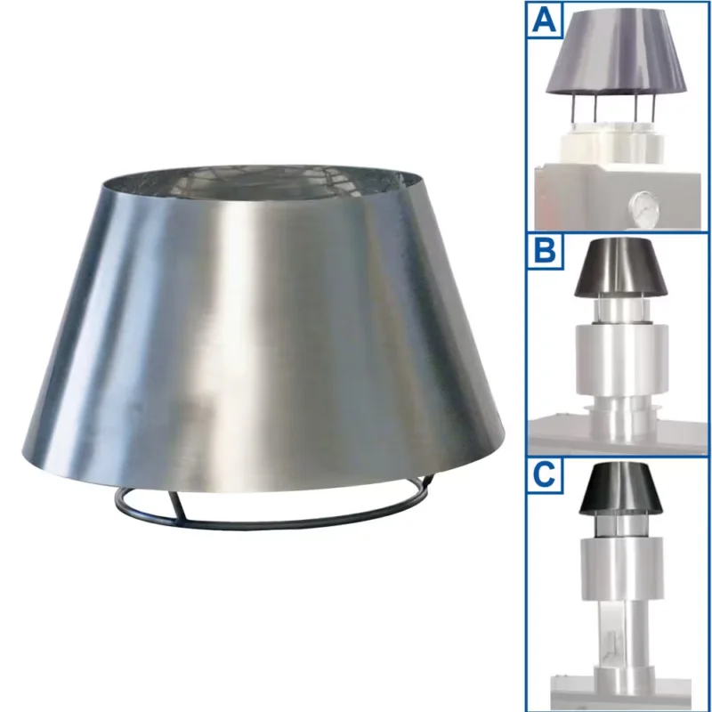 Achat Immédiat Chapeau cheminée inox (CBQ-060 & CBQ-075)