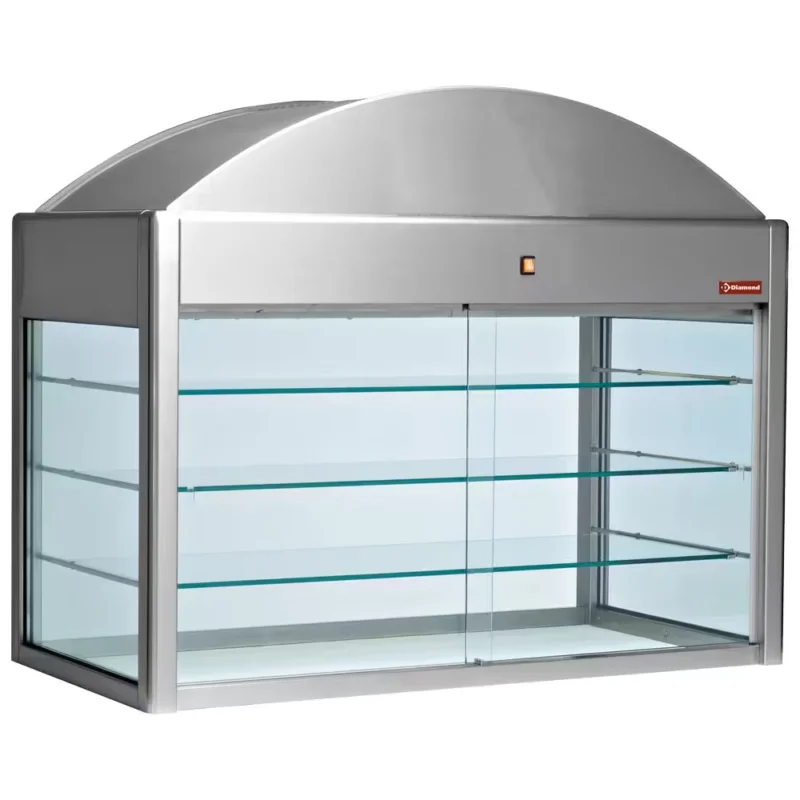 Vitrine neutre indépendante (avec fond) Livraison Express