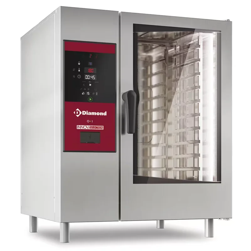 Solde Four électrique vapeur boiler et convection 10x GN 1/1+ Cleaning