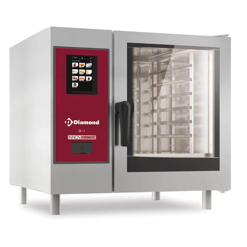 Four électrique « TOUCH » vapeur boiler et convection 6xGN1/1+ Cleaning Offre Exclusive