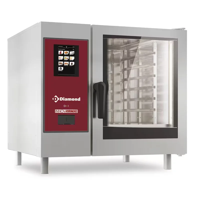 Achat Immédiat Four gaz « TOUCH » vapeur boiler/ convection 6xGN1/1+ Cleaning
