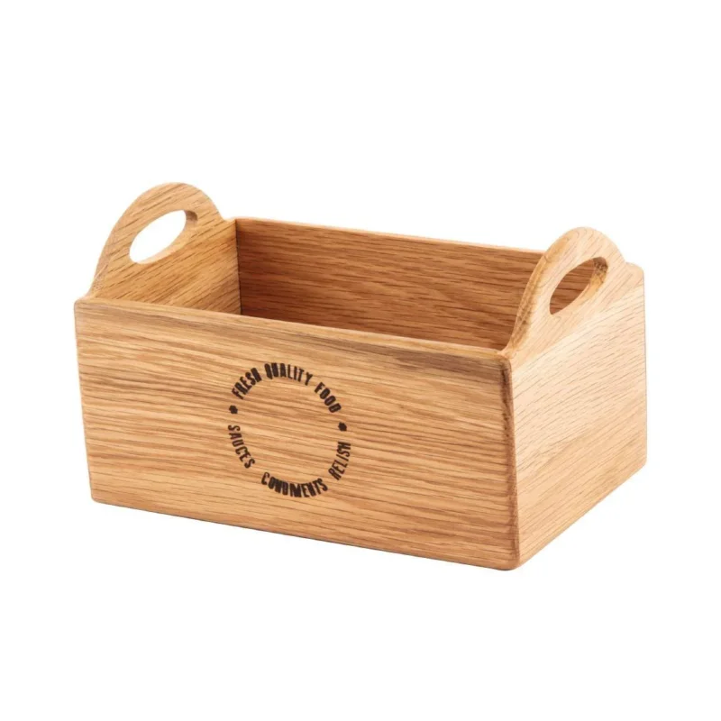 Pas Cher Porte-condiments en chêne avec inscription Olympia 230mm