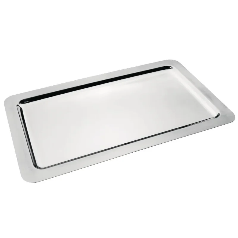Marque Plat de présentation en acier inoxydable GN 1/1 Olympia