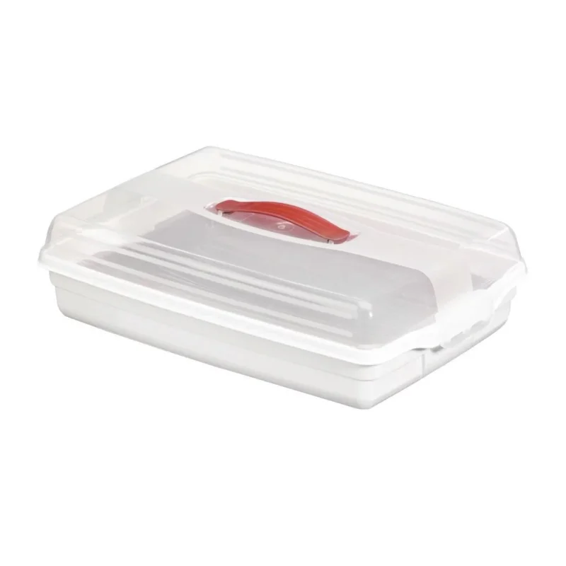 Marque Boîte de transport à gâteau blanche Curver 450mm