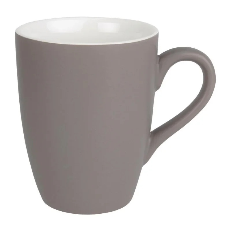 Nouveauté Mug pastel mat en porcelaine Olympia gris 320ml