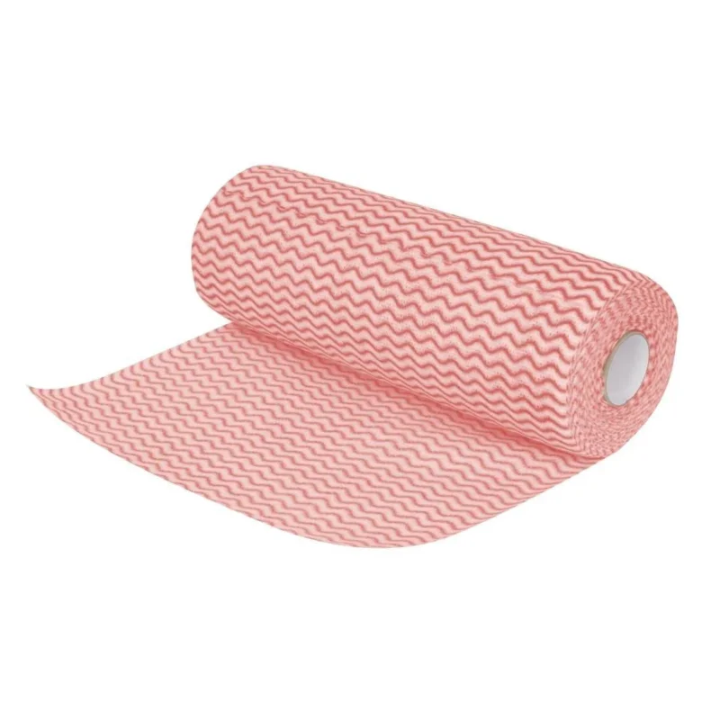 Chiffons non tissés Jantex rouges (rouleau de 100 chiffons) Produit De Marque