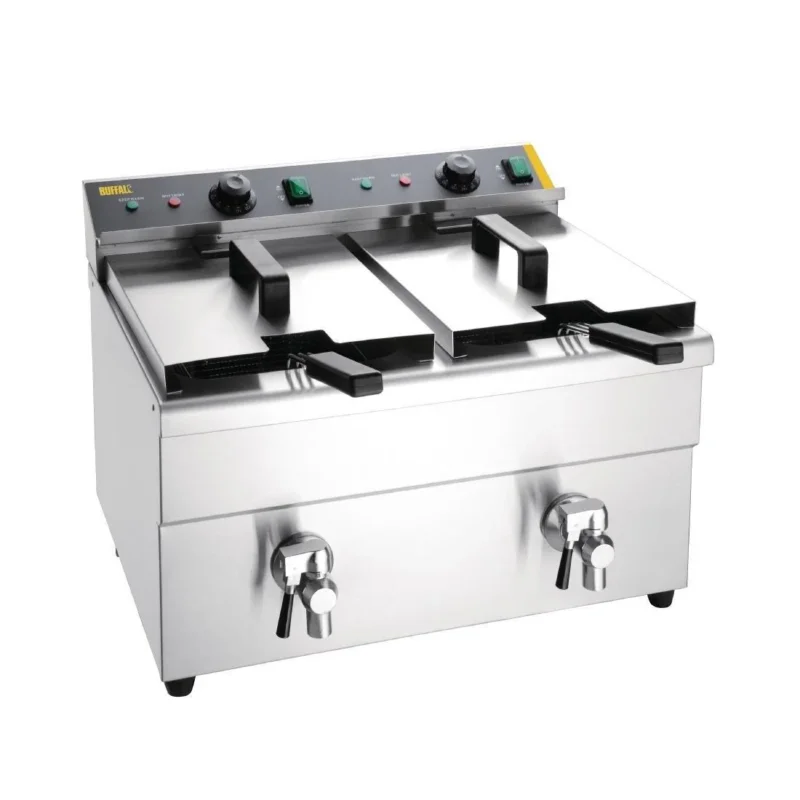 Nouvelle Collection Friteuse induction double Buffalo 2 x 3 kW
