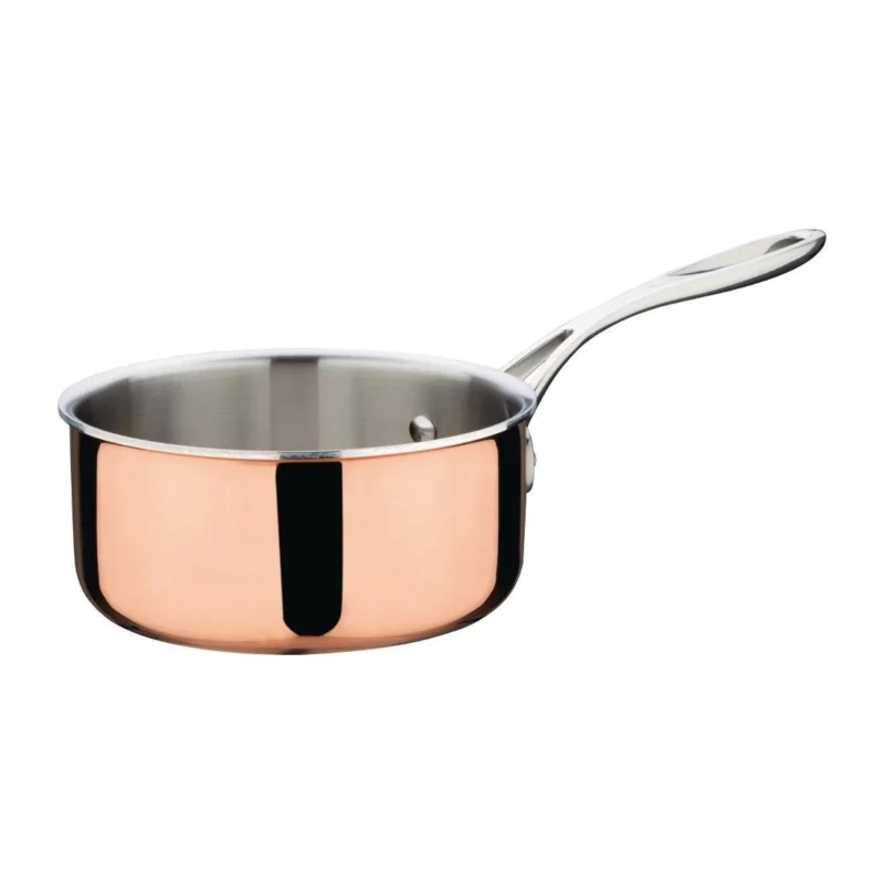 Soldes Casserole triple paroi cuivre induction Vogue 160mm