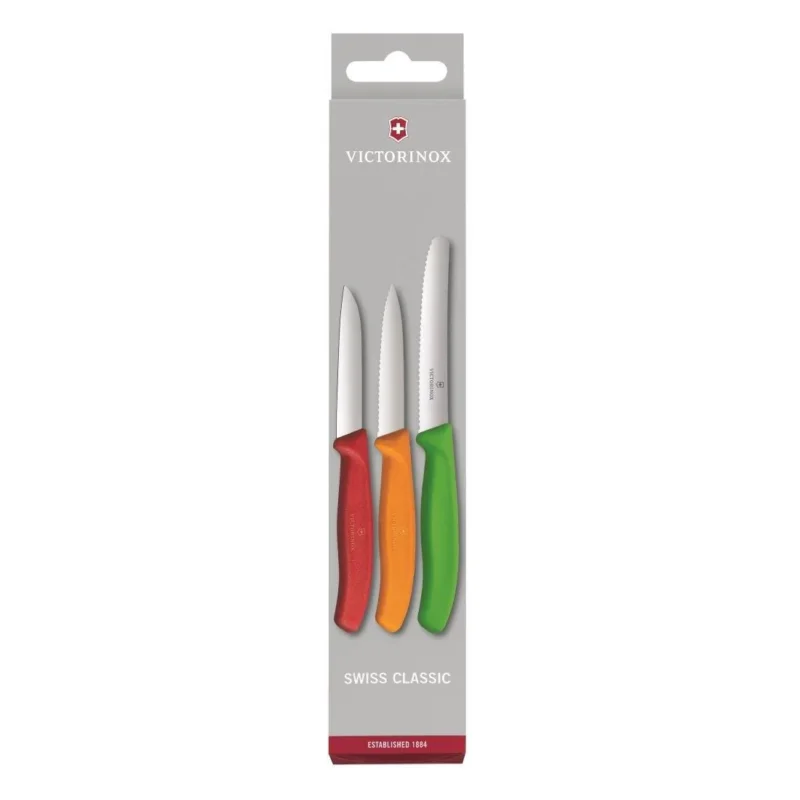 Lot de 3 couteaux d'office Victorinox Authentique