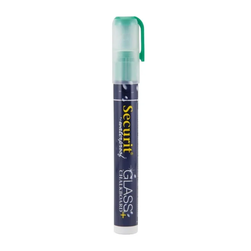 Nouvel Arrivage Marqueur craie waterproof Securit (verre+ ardoise) pointe 2-6mm vert