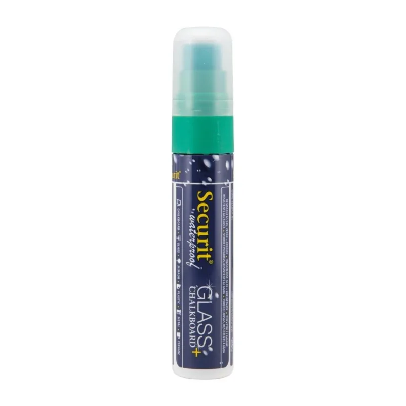 Livraison Express Marqueur craie waterproof Securit (verre+ ardoise) pointe 7-15mm vert