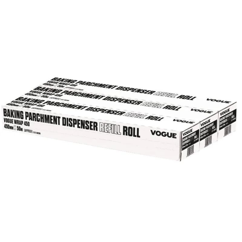 Rouleaux de papier cuisson pour distributeur Wrap450 Vogue Super Prix
