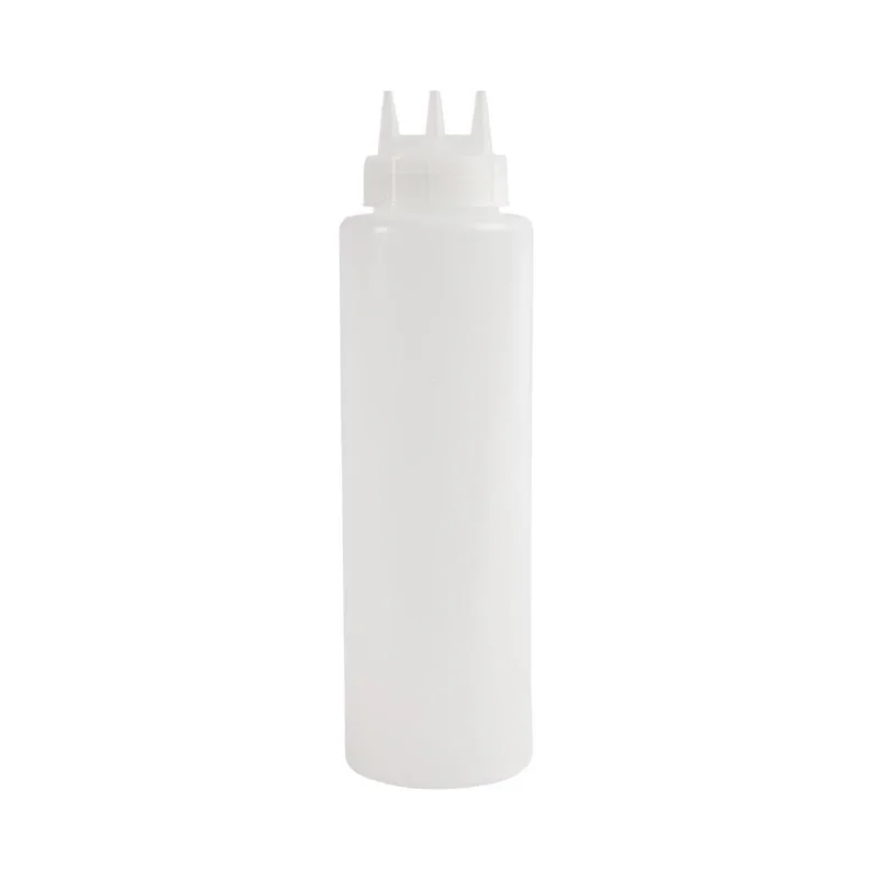 Retour Gratuit Bouteille souple transparente 3 embouts Vogue 908ml
