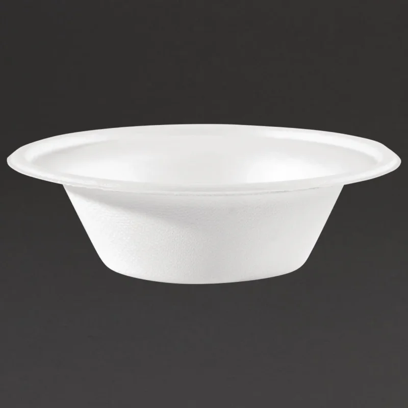 Soldes Bols ronds compostables en bagasse Fiesta Compostable 300ml (lot de 50)