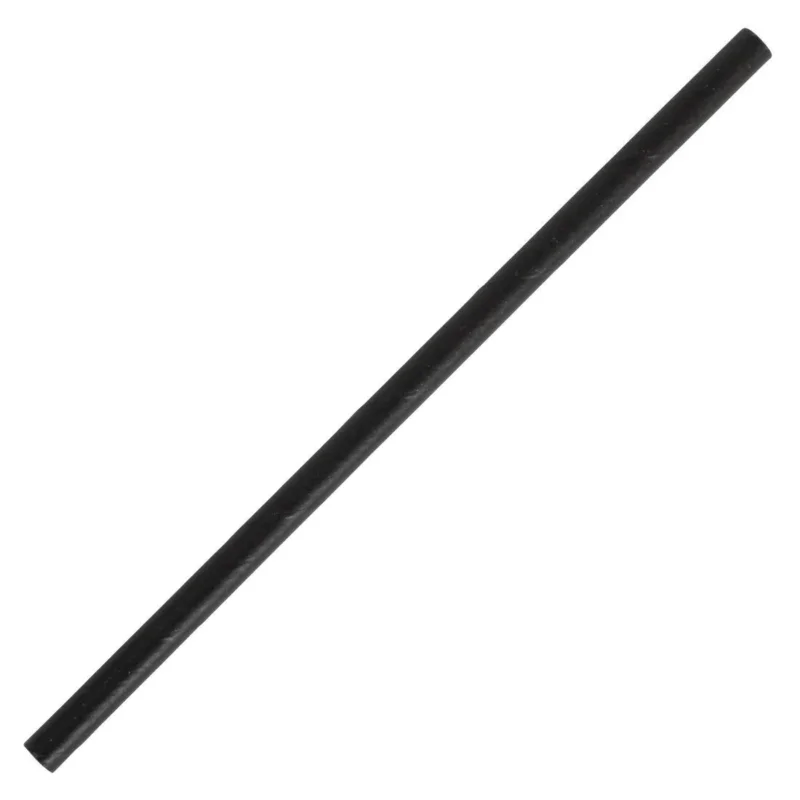 Pailles agitateurs en papier compostables Fiesta Compostable noires Vente Flash