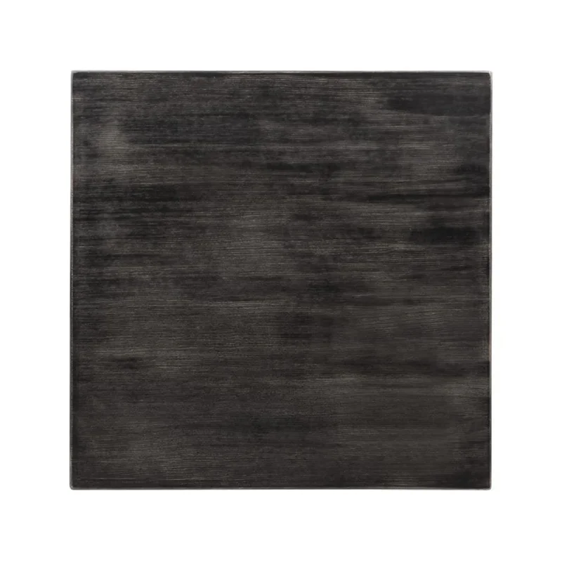 Expédié Aujourd’hui Plateau de table carré pré-percé vintage noir Bolero 700mm