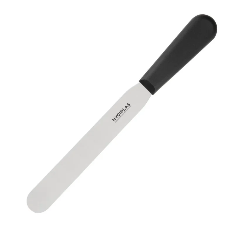 Populaire Couteau spatule à lame droite Hygiplas noir 205mm