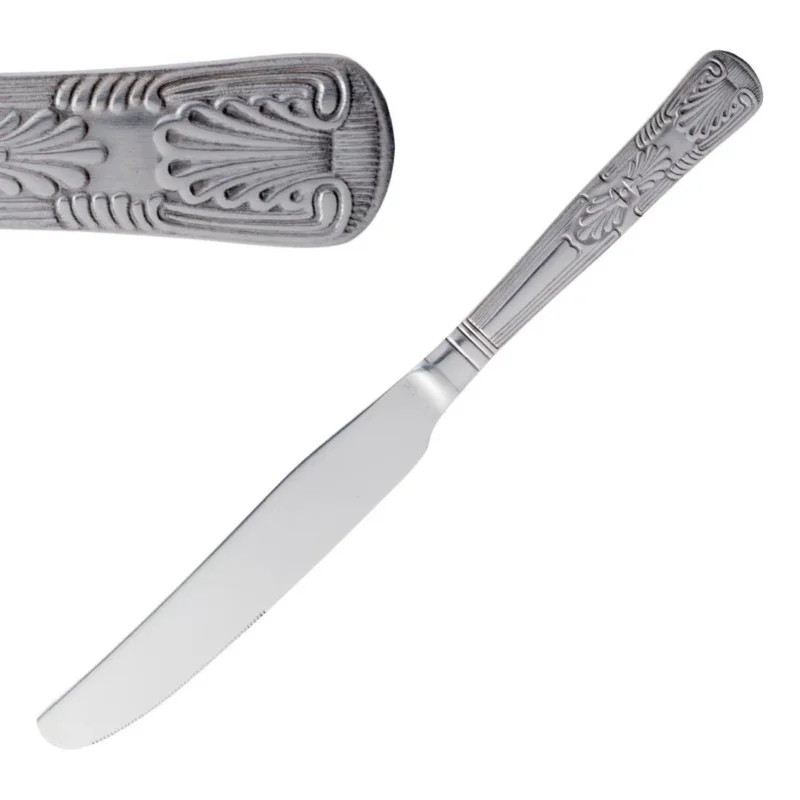 Couteau de table Olympia Kings manche plein (Lot de 12) Satisfait Ou Remboursé